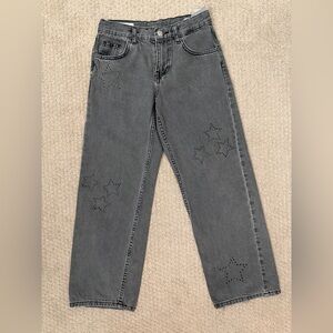 Zara Gray Star-Embellished girls Jeans